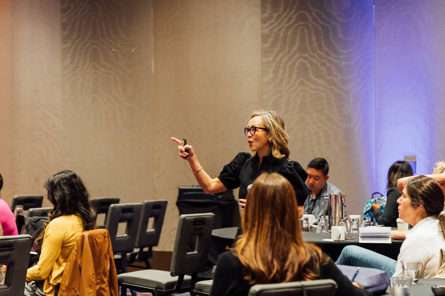 Presenter leading an APBFRM regenerative medicine training session